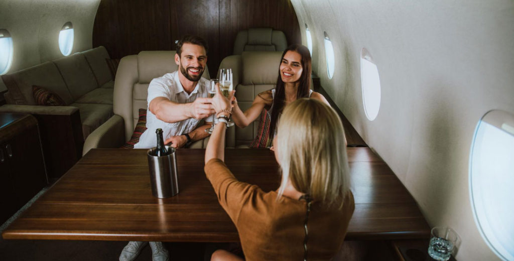 Private Jet Charter Passengers 